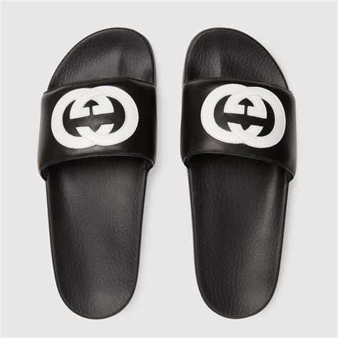 gucci slides web|gucci interlocking slides.